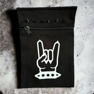 Rock On Hand Bag with spikes Small Purse